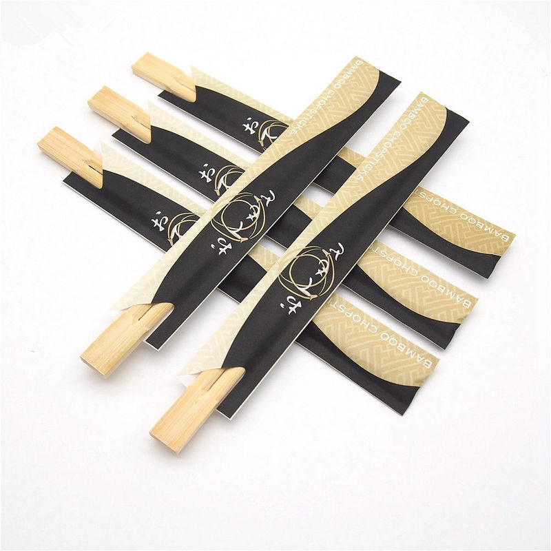 Hashis de bambu dos gêmeos da espessura 4.5mm descartáveis para o sushi