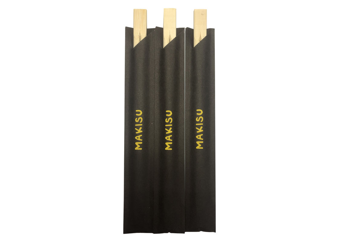 Hashis descartáveis de bambu naturais dos gêmeos da espessura 5.0mm