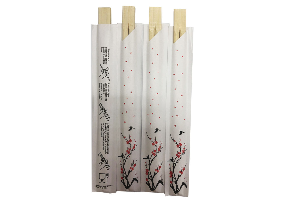 Hashis de bambu descartáveis do sushi do comprimento 23cm