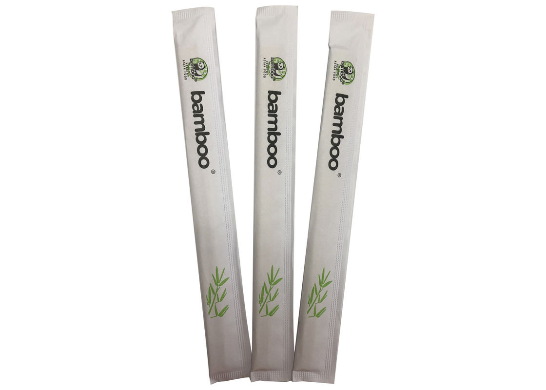 Hashis amigáveis de bambu descartáveis com envelope, hashis de papel completos de Eco