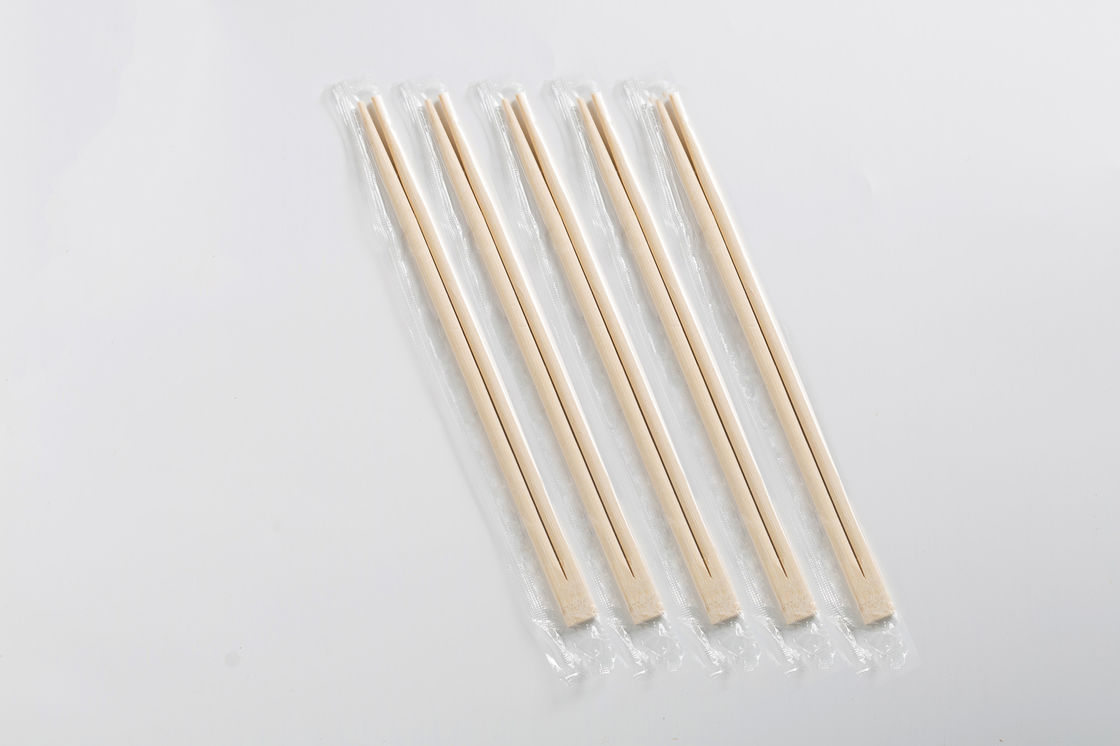OPP que embala o nó gêmeo de Mao Bamboo Chopsticks Disposable With, hashis despidos