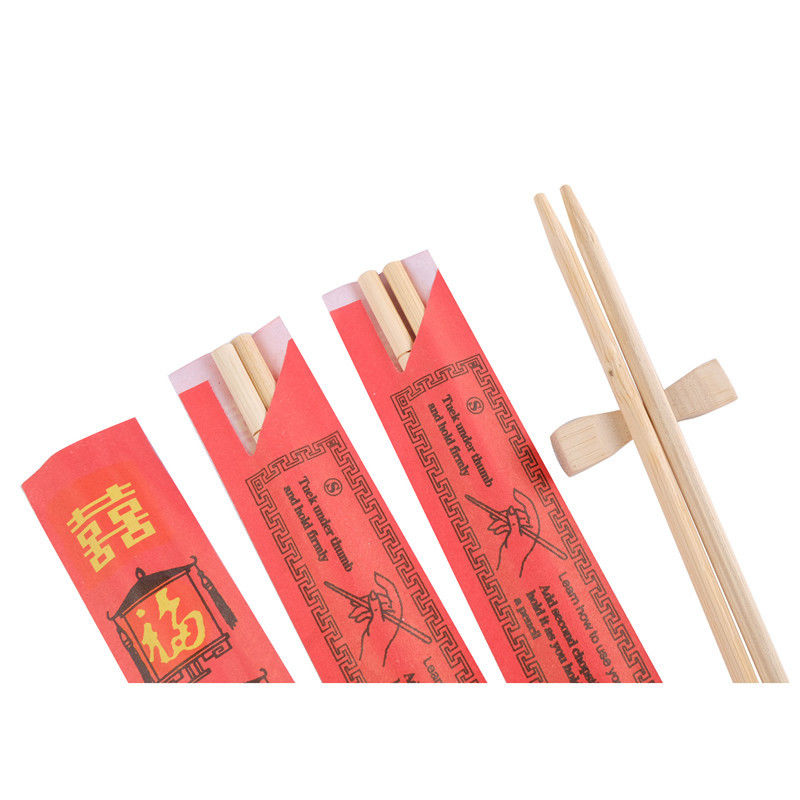 Binhong Bamboo Disponível Liso Bastões Para Fast Food Restaurante Bastões redondos metade de papel Bastões