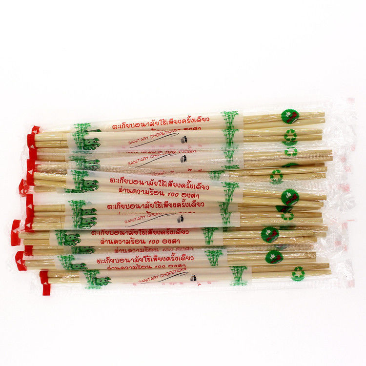os hashis de bambu de 5.0*20 23cm Dispossiable com Opp envolveram
