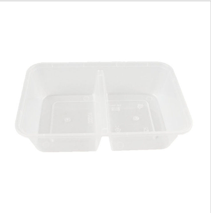 recipiente de alimento descartável afastado do compartimento 500ml 2 com tampa
