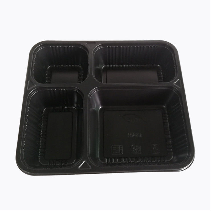 Recipiente de alimento descartável Microwavable 500 dos PP 650 750 1000ml