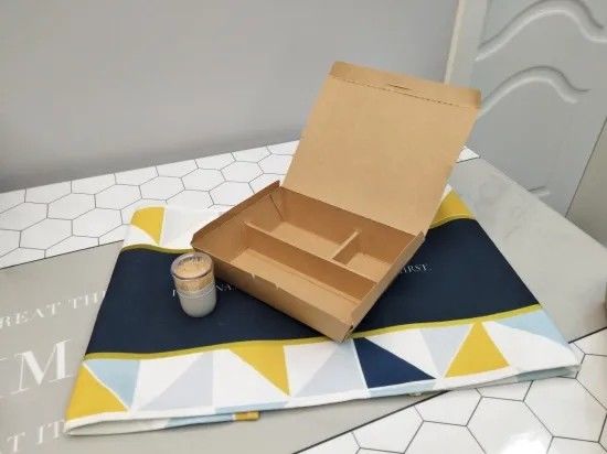 Caixa biodegradável 3 4 do empacotamento de fast food cofre forte da micro-ondas de 5 compartimentos