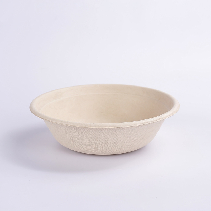 Bacia de salada de papel descartável Eco do recipiente de alimento da polpa PB32 da cana-de-açúcar amigável