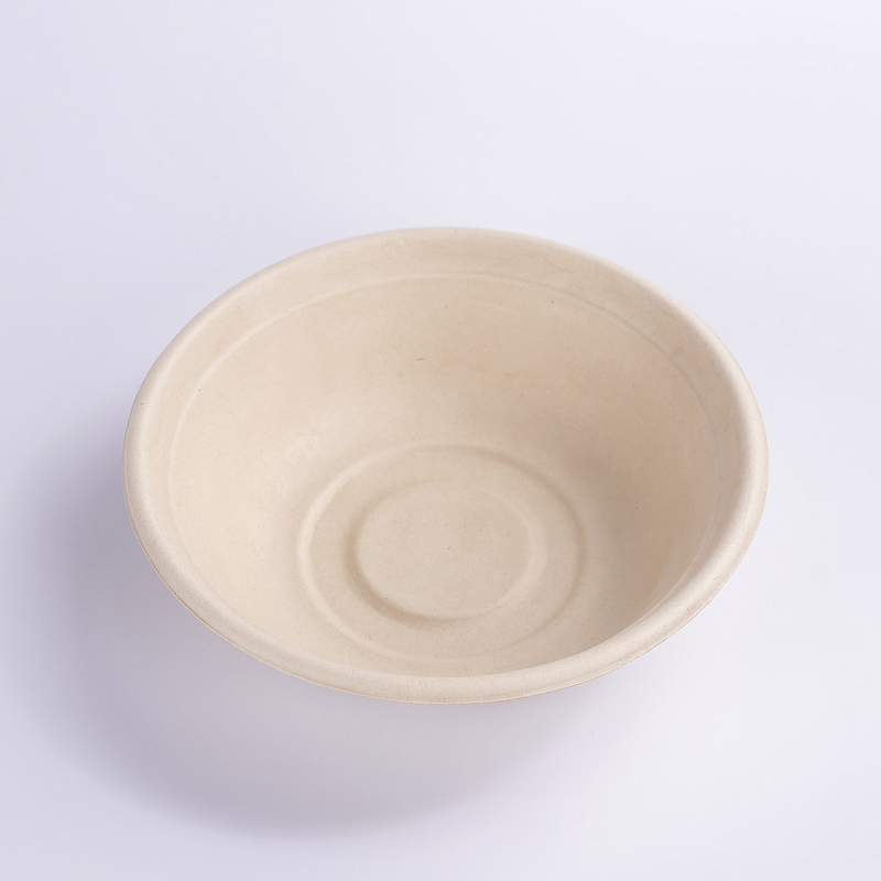 Bacia de salada de papel descartável Eco do recipiente de alimento da polpa PB32 da cana-de-açúcar amigável