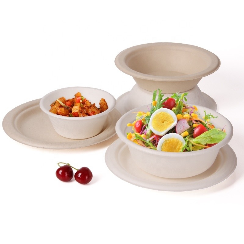 Lancheiras Eco biodegradável do empacotamento de alimento do bagaço da cana-de-açúcar amigável