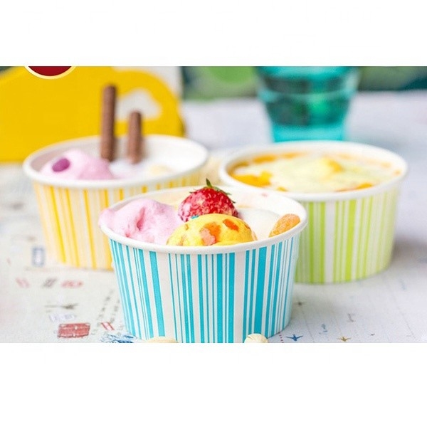 Copo 7oz biodegradável 32oz do gelado da parede do papel de embalagem único