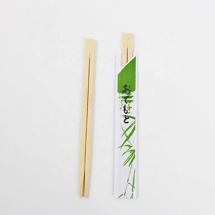 Gêmeos Tensoge de Itália em volta dos hashis de bambu com envoltório de papel 21cm 23cm
