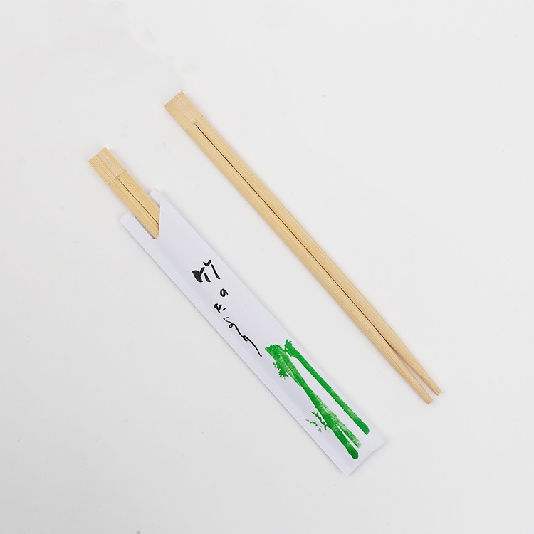 Os hashis de bambu de Price Biodegradable Disposable do fabricante envolveram