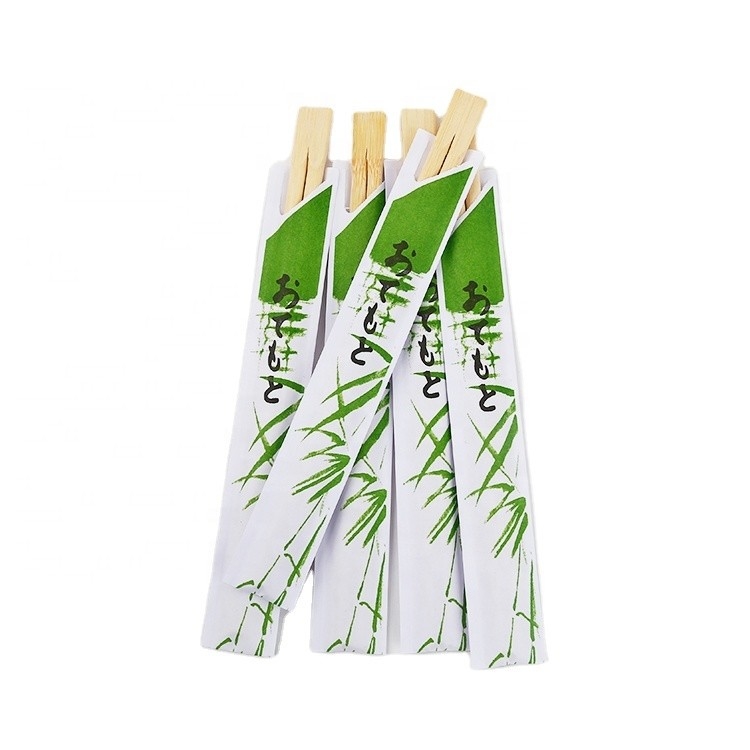 Gêmeos Tensoge de Itália em volta dos hashis de bambu com envoltório de papel 21cm 23cm